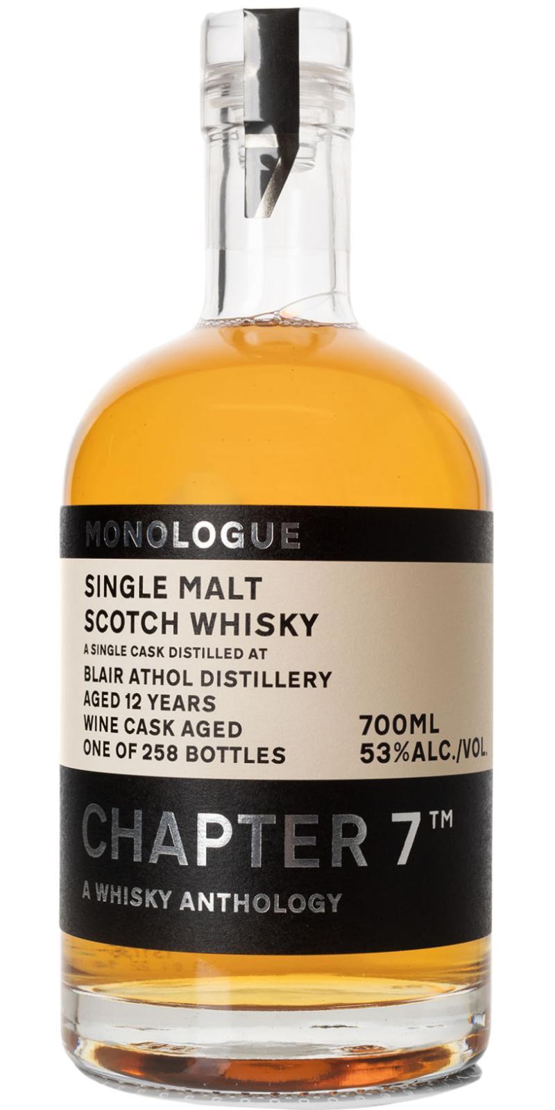 Blair Athol 2009 Ch7 A Whisky Anthology - Monologue