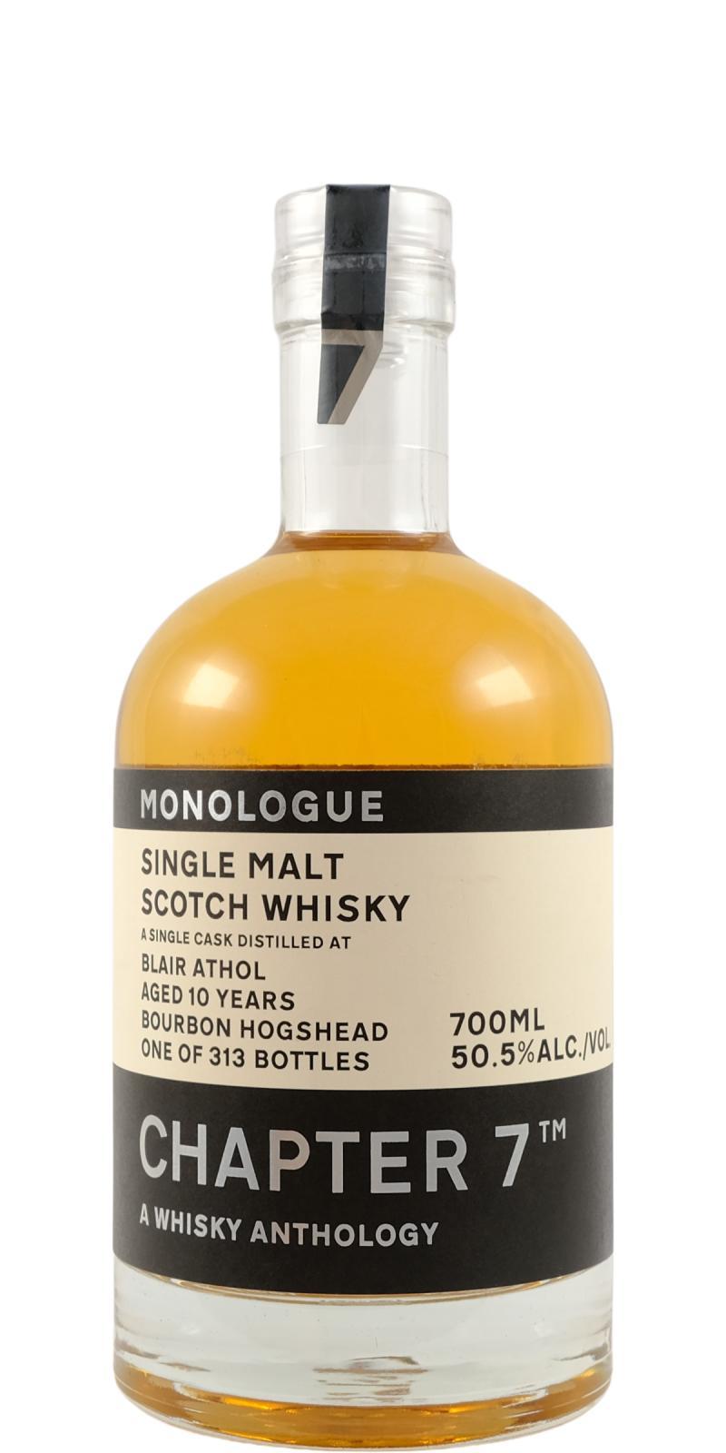 Blair Athol 2011 Ch7 A Whisky Anthology - Monologue