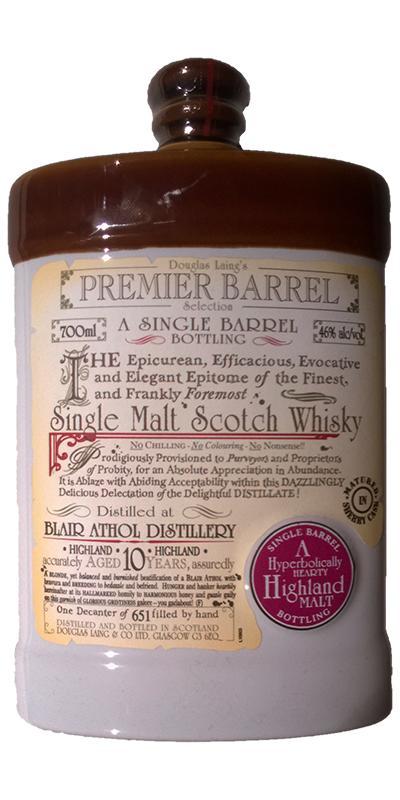 Blair Athol 10-year-old DL Premier Barrel Selection
