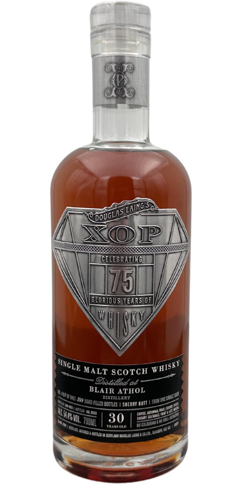 Blair Athol 1993 DL XOP - Celebrating 75 Glorious Years of Whisky