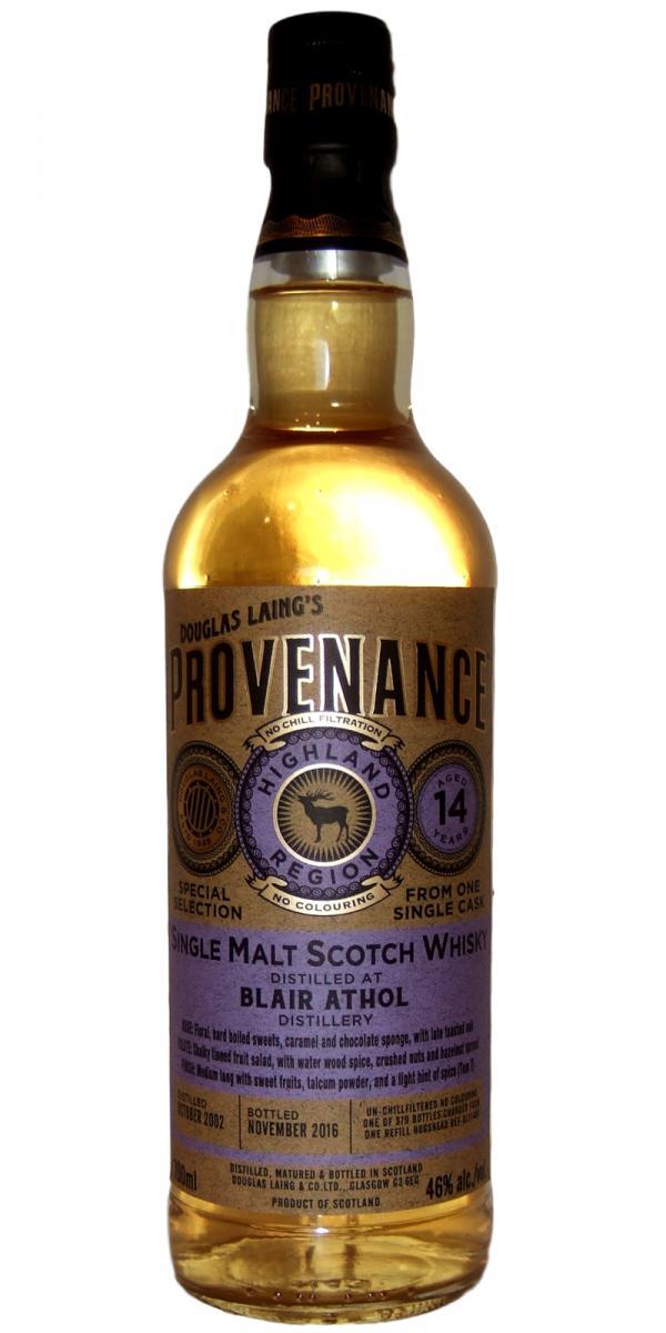 Blair Athol 2002 DL Provenance