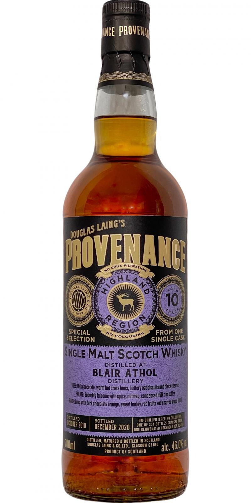 Blair Athol 2010 DL Provenance