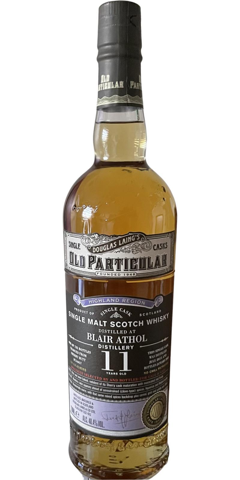 Blair Athol 2011 DL Old Particular