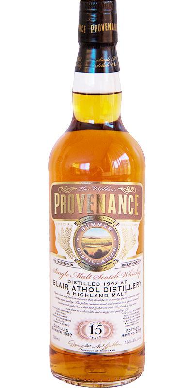 Blair Athol 1997 McG McGibbon's Provenance