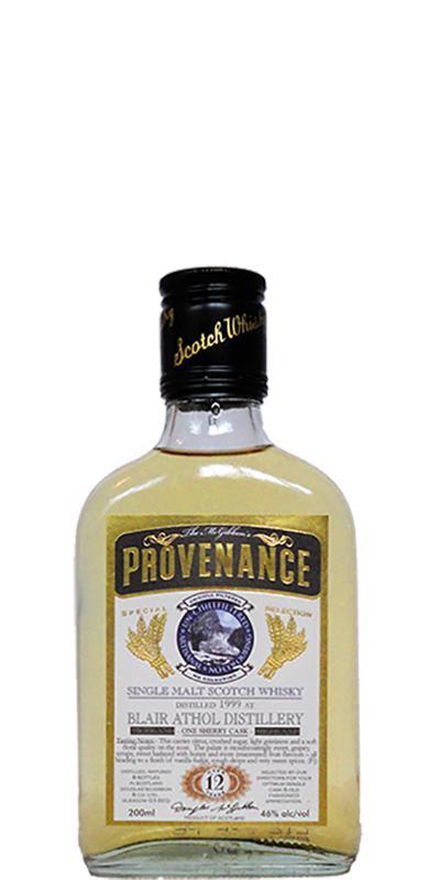 Blair Athol 1999 McG McGibbon's Provenance