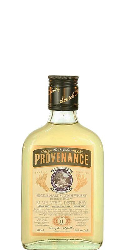 Blair Athol 2002 McG McGibbon's Provenance