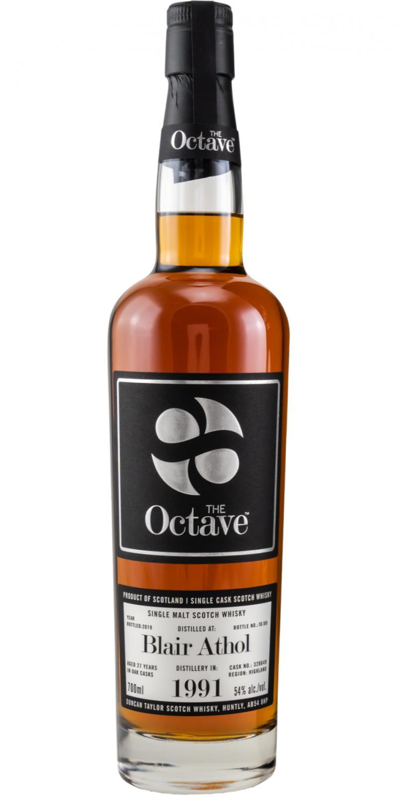 Blair Athol 1991 DT The Octave - Cask Strength