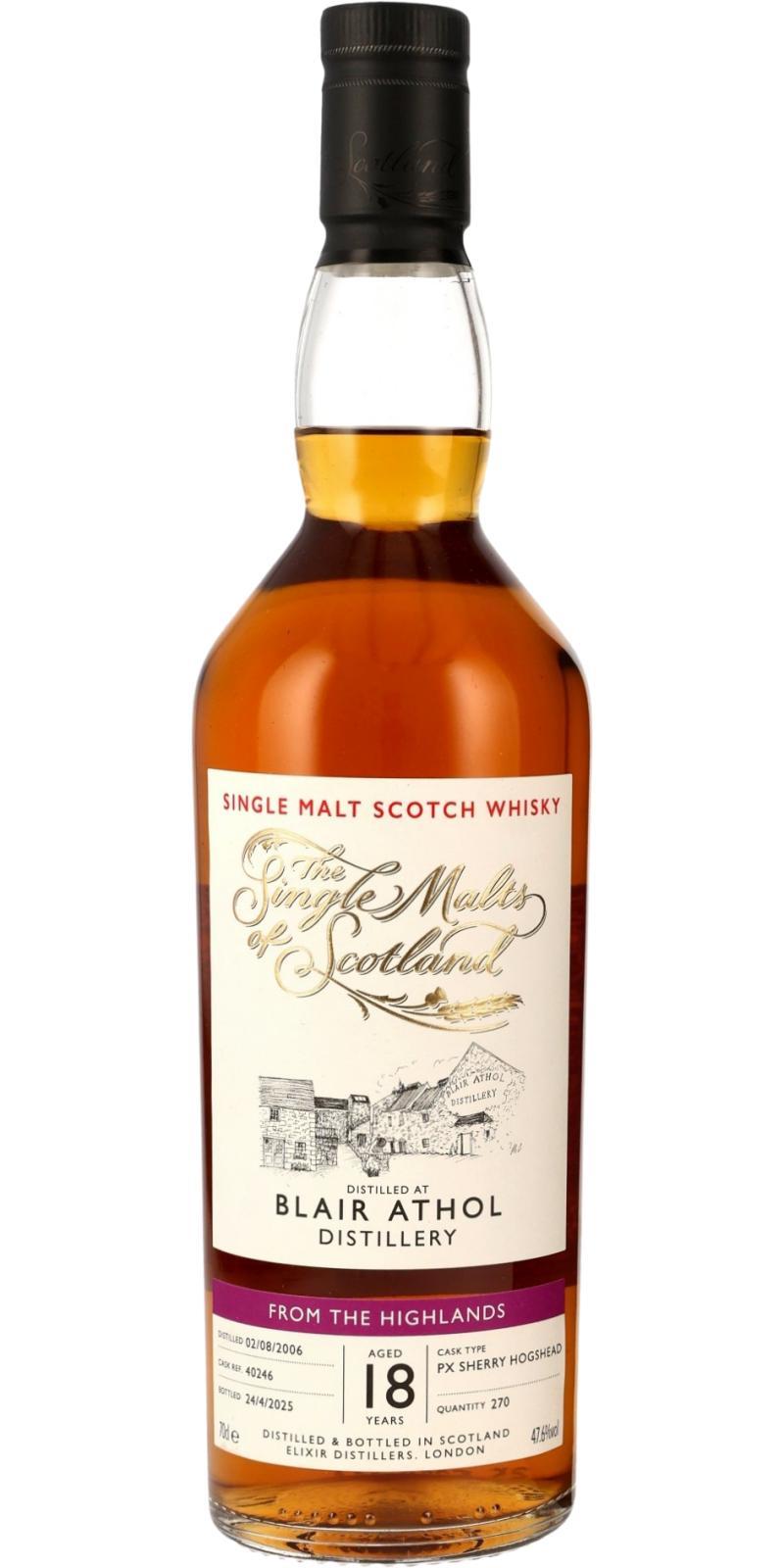 Blair Athol 2006 ElD The Single Malts of Scotland