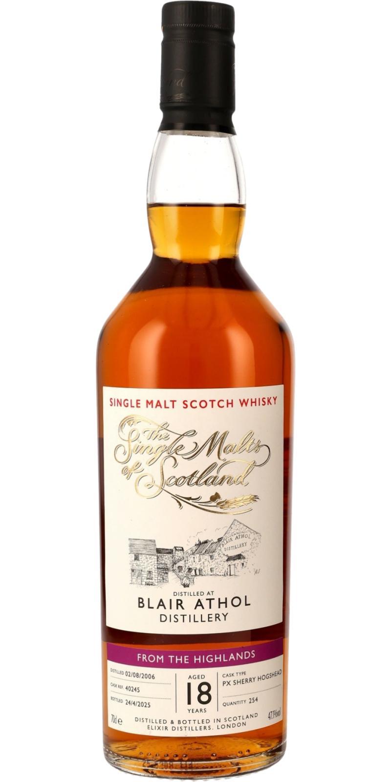 Blair Athol 2006 ElD The Single Malts of Scotland