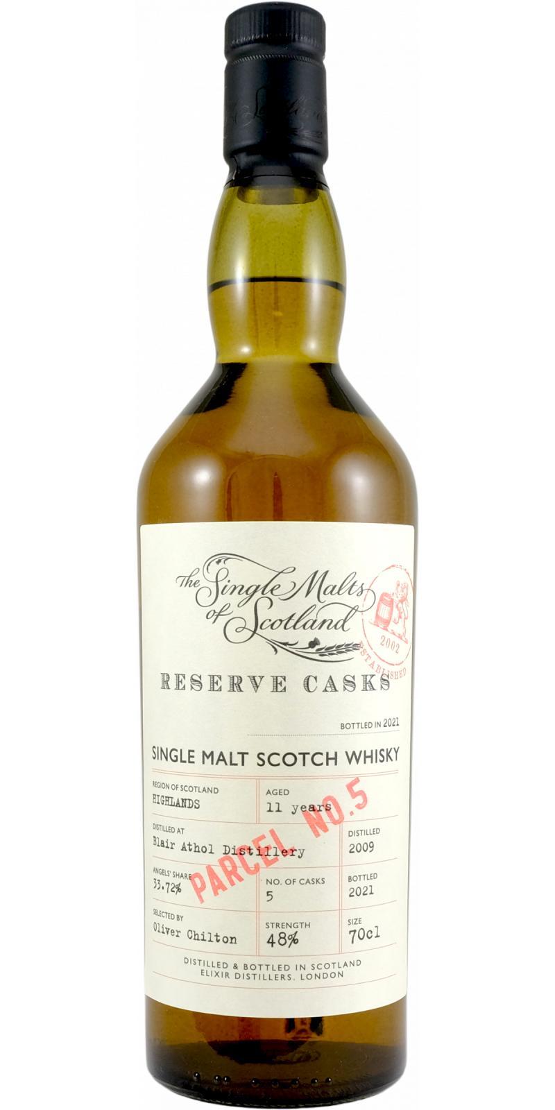 Blair Athol 2009 ElD The Single Malts of Scotland - Reserve Casks