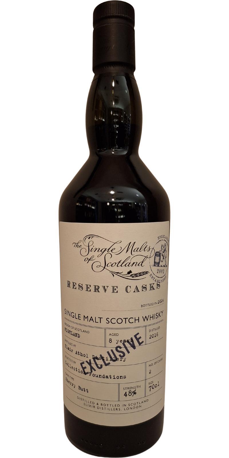 Blair Athol 2016 ElD The Single Malts of Scotland - Reserve Casks