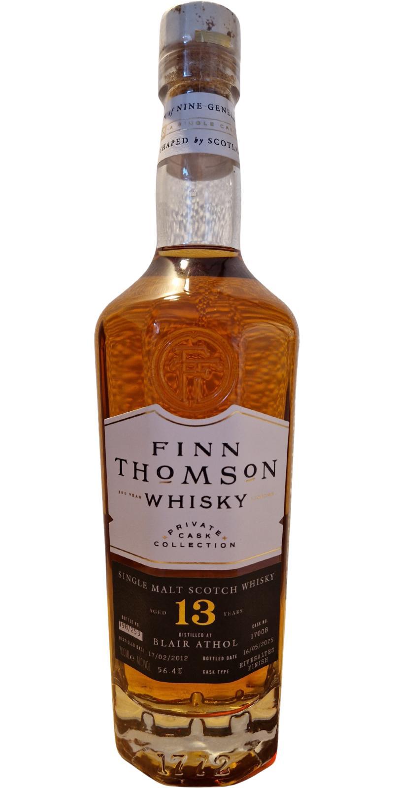 Blair Athol 2012 FnTs Private Cask Collection