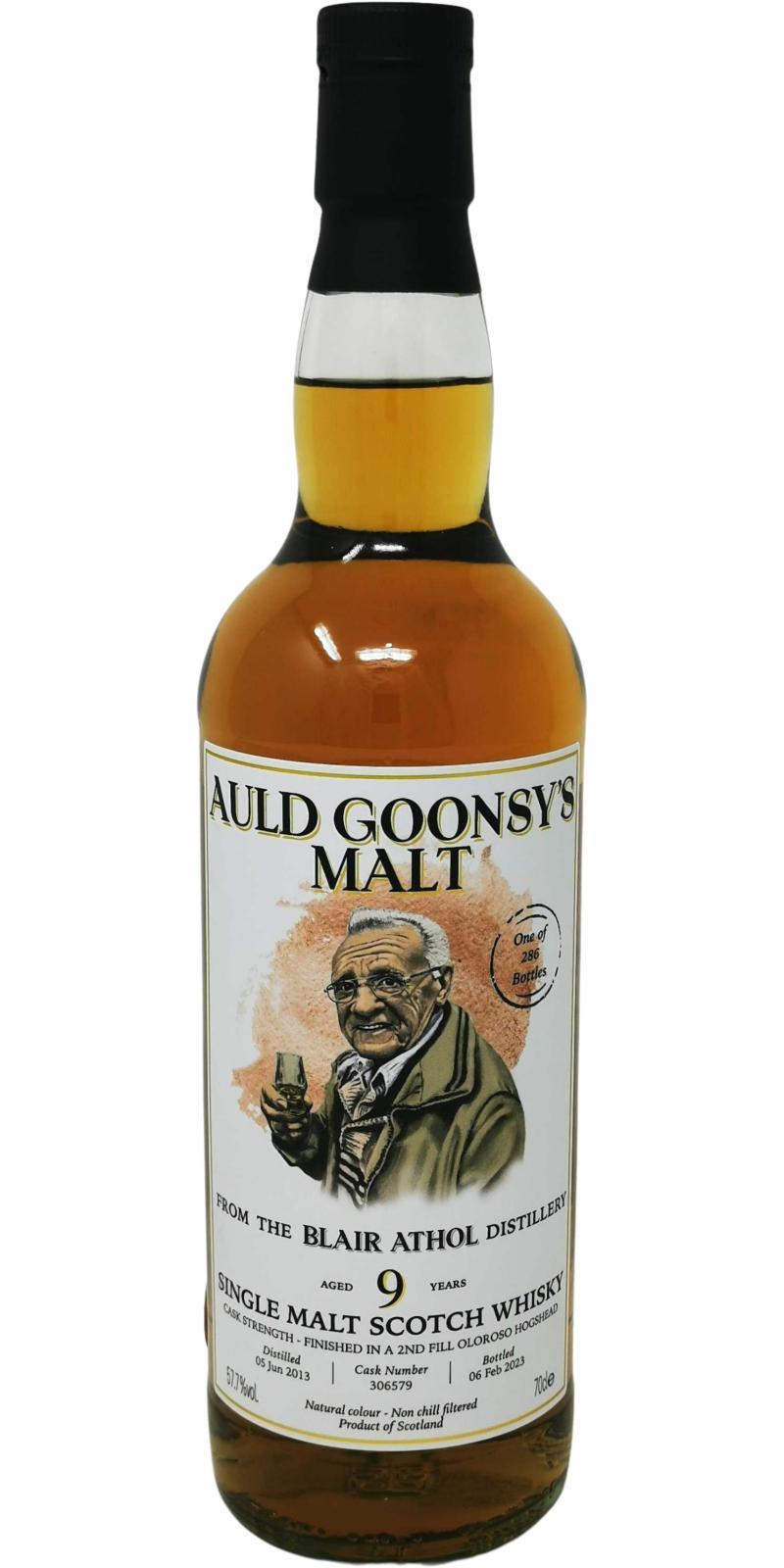 Blair Athol 2013 GWhL Auld Goonsy's Malt