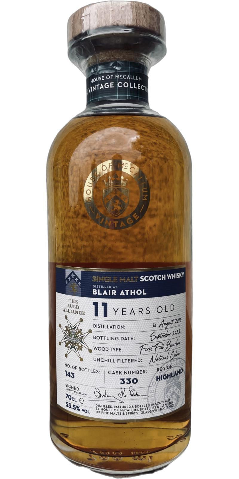 Blair Athol 2011 HoMc The Vintage Collection