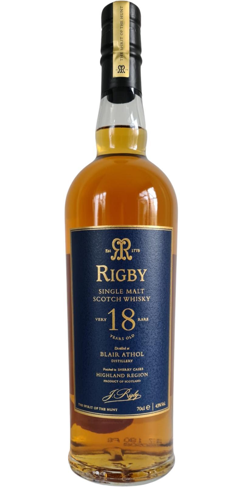 Blair Athol 18-year-old HL Rigby