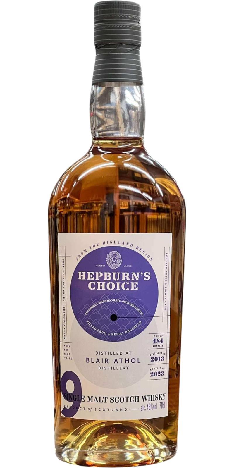 Blair Athol 2013 HL Hepburn's Choice