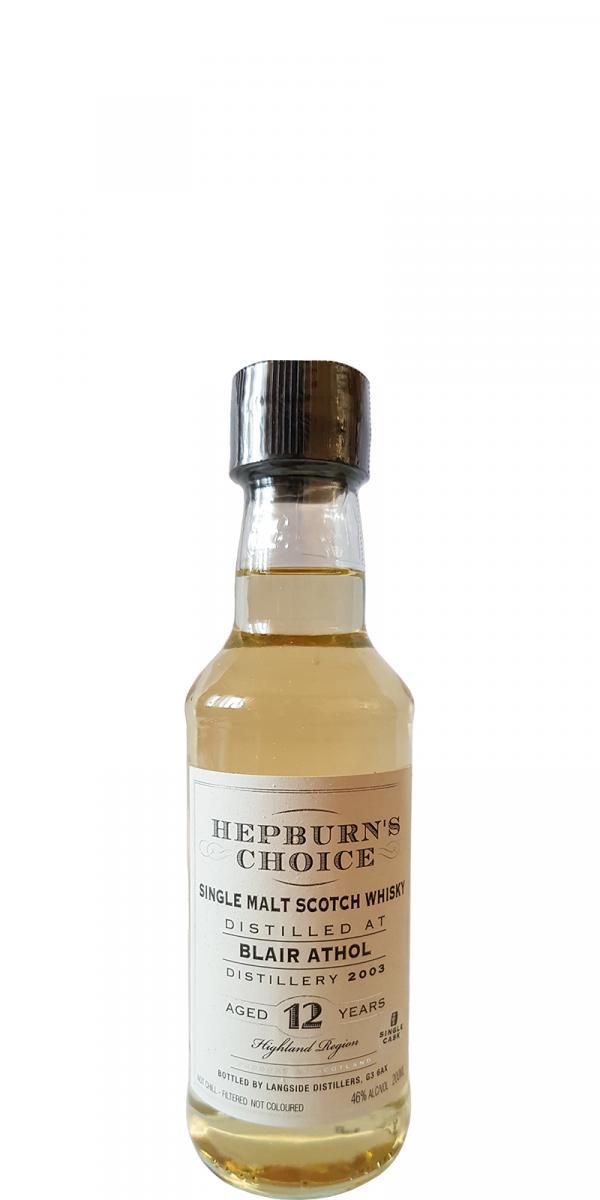Blair Athol 2003 LsD Hepburn's Choice
