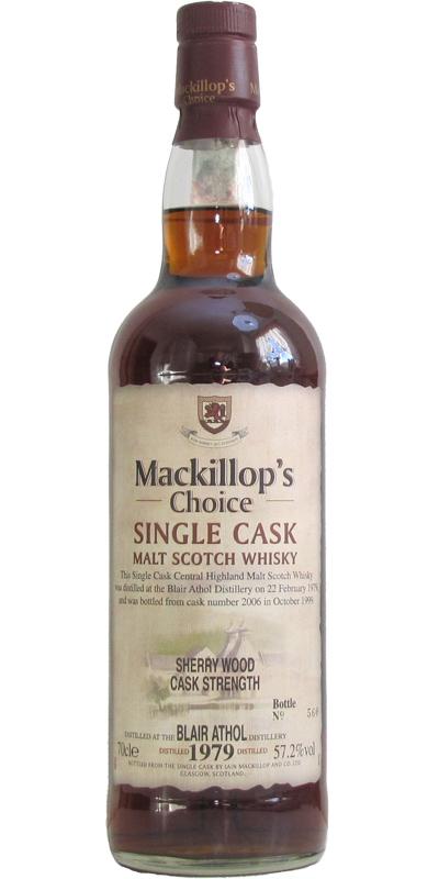 Blair Athol 1979 McC Single Cask - Cask Strength
