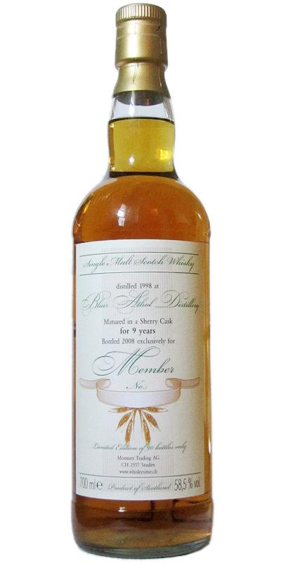 Blair Athol 1998 MT Member Bottling