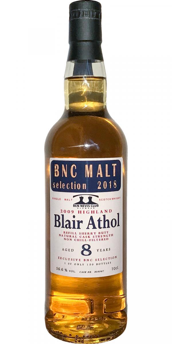 Blair Athol 2009 MMcK BNC Malt Selection 2018