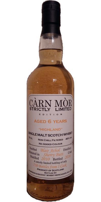 Blair Athol 2010 MMcK Càrn Mòr - Strictly Limited Edition