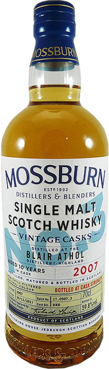 Blair Athol 2007 MDB Vintage Casks - No. 3