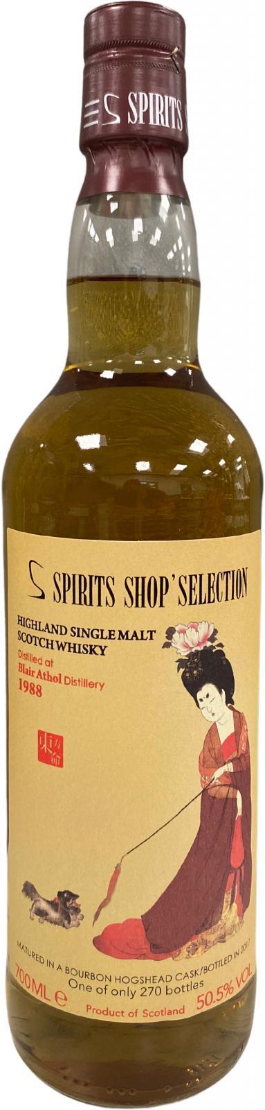 Blair Athol 1988 Sb Spirits Shop' Selection
