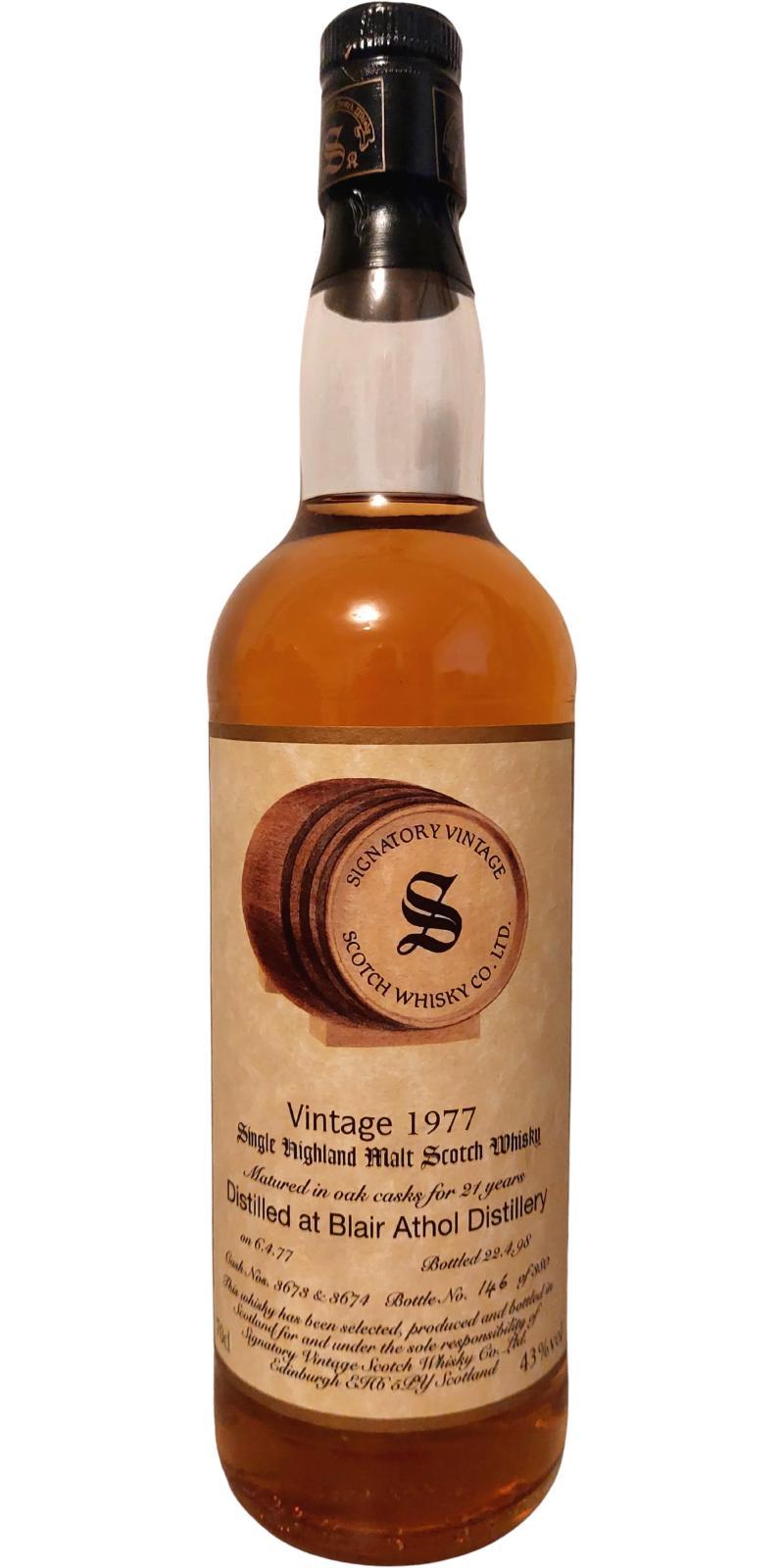 Blair Athol 1977 SV Vintage Collection