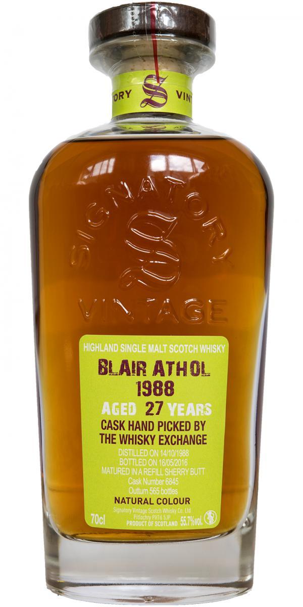 Blair Athol 1988 SV Cask Strength Collection