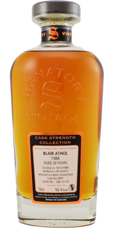 Blair Athol 1988 SV Cask Strength Collection