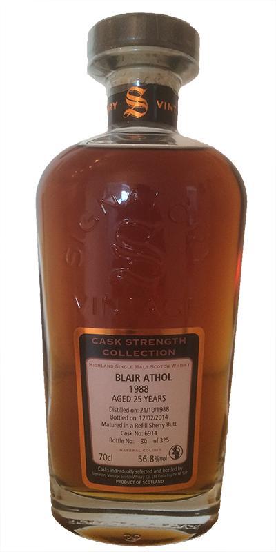 Blair Athol 1988 SV Cask Strength Collection