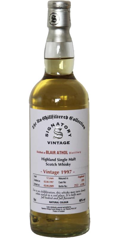 Blair Athol 1997 SV The Un-Chillfiltered Collection