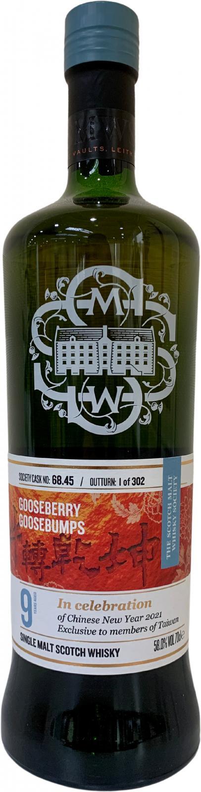 Blair Athol 09-year-old SMWS 68.45 Gooseberry Goosebumps