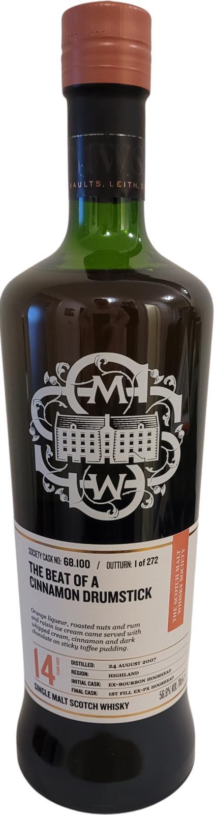 Blair Athol 2007 SMWS 68.100 The beat of a cinnamon drumstick