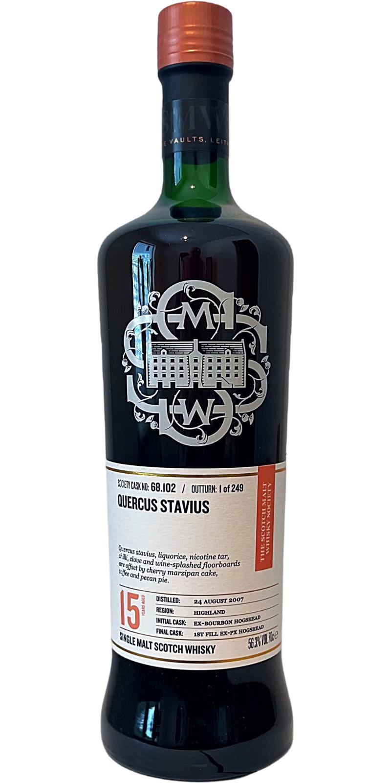 Blair Athol 2007 SMWS 68.102 Quercus stavius