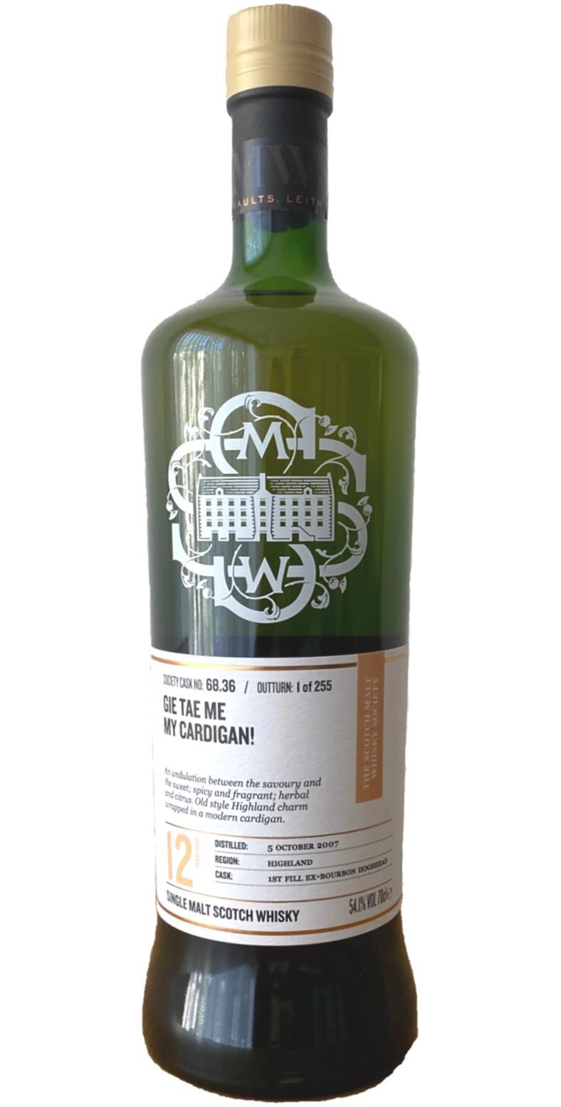 Blair Athol 2007 SMWS 68.36 Gie tae me my cardigan!