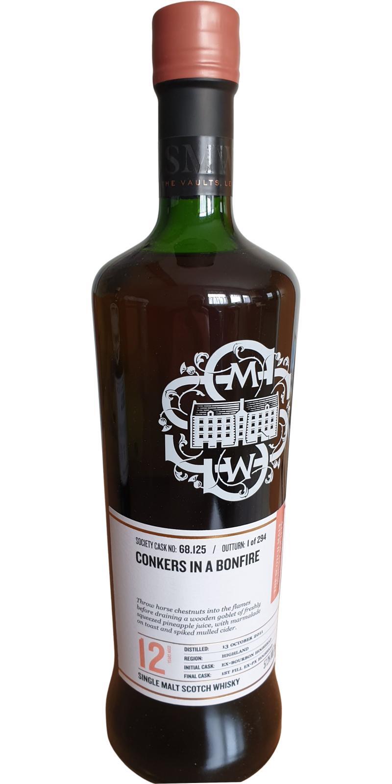 Blair Athol 2011 SMWS 68.125 Conkers in a bonfire