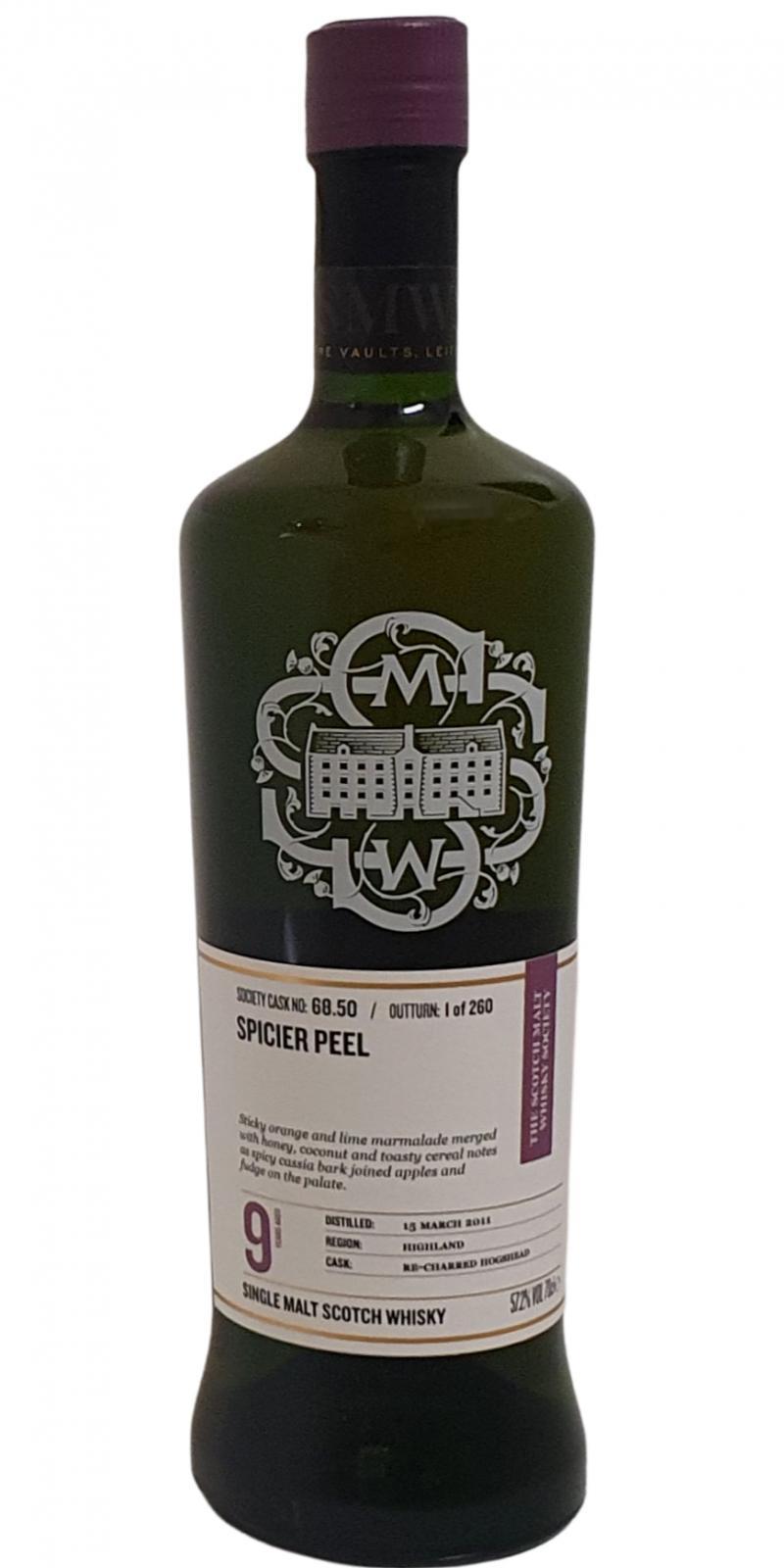 Blair Athol 2011 SMWS 68.50 Spicier peel