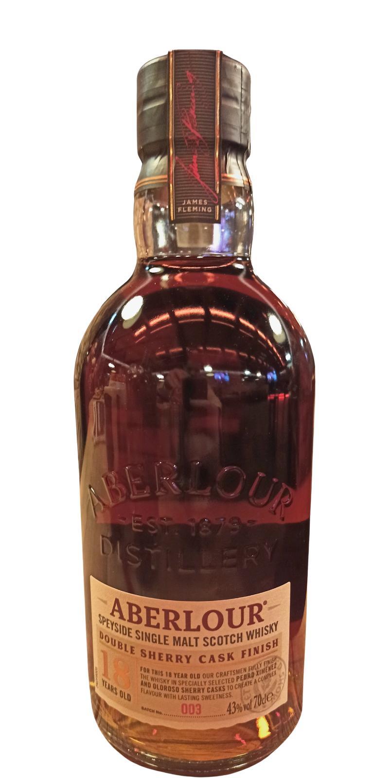 Aberlour 18-year-old Double Sherry Cask Finish