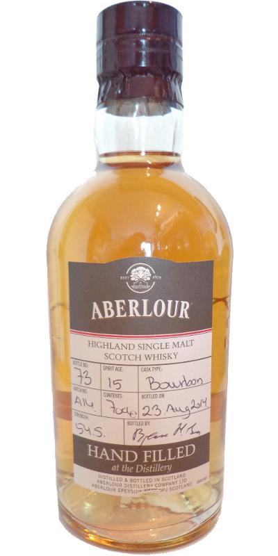 Aberlour 15-year-old Hand Filled at the Distillery