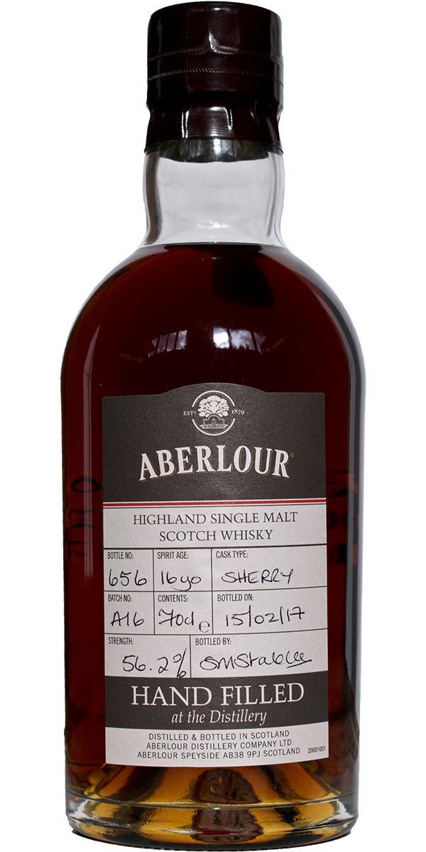 Aberlour 16-year-old Hand Filled at the Distillery