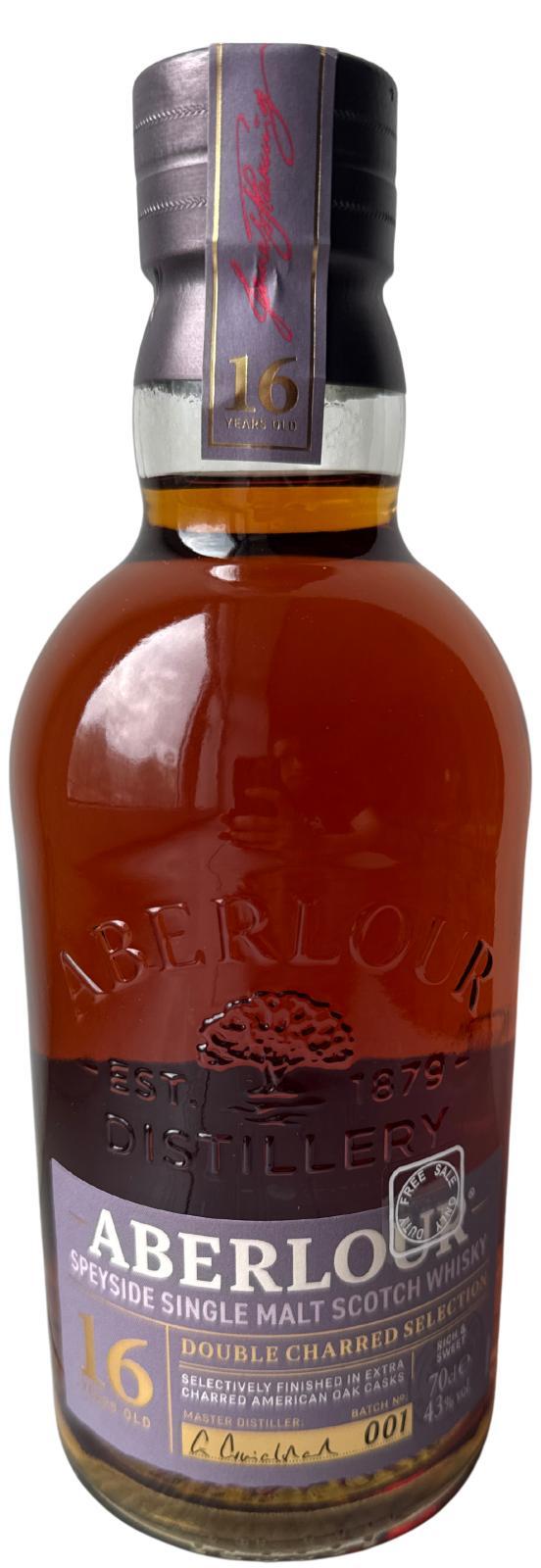 Aberlour 16-year-old Double Charred Selection