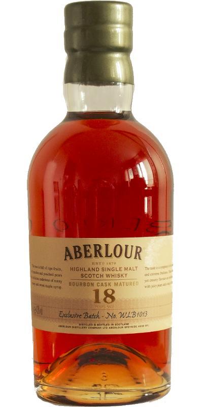 Aberlour 18-year-old Bourbon Exclusive Batch