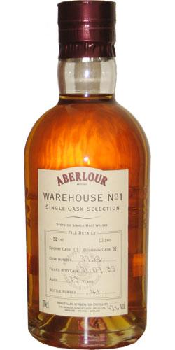 Aberlour 1985 Warehouse No. 1 Single Cask Selection