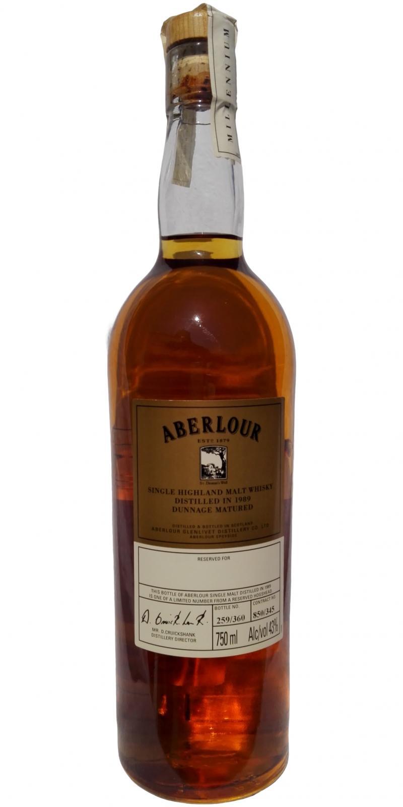 Aberlour 1989 Dunnage Matured