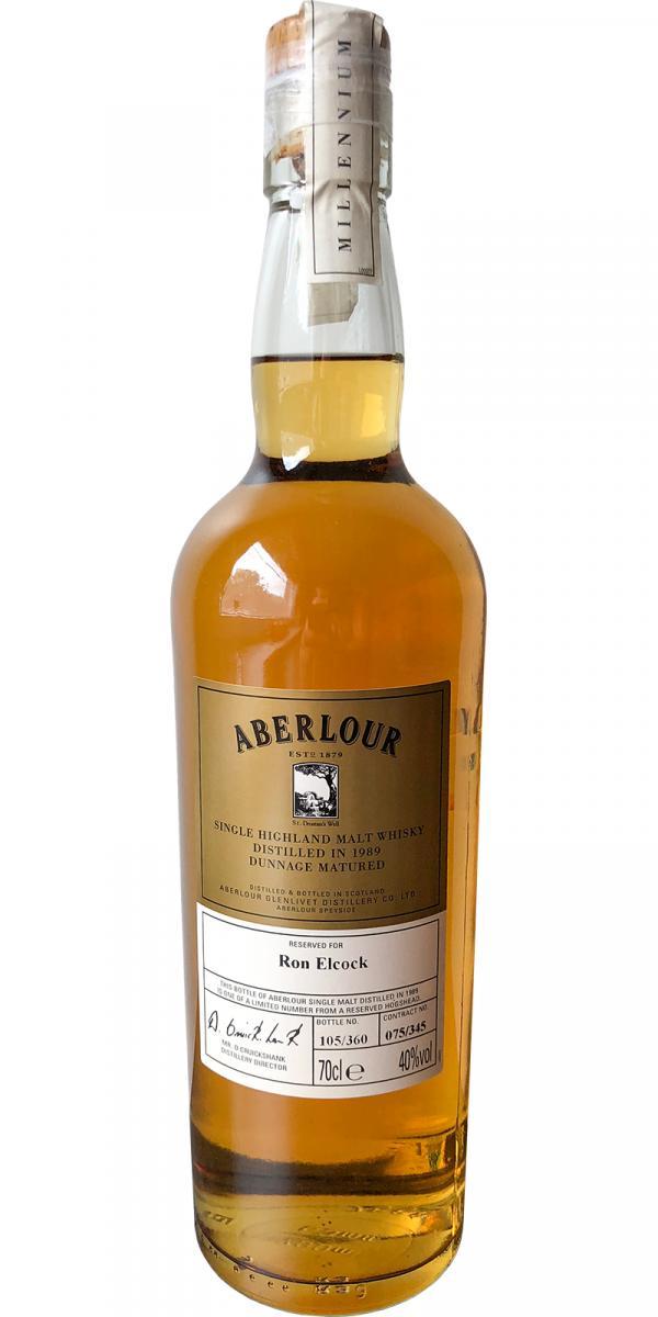 Aberlour 1989 Dunnage Matured Reserved for Ron Elcock
