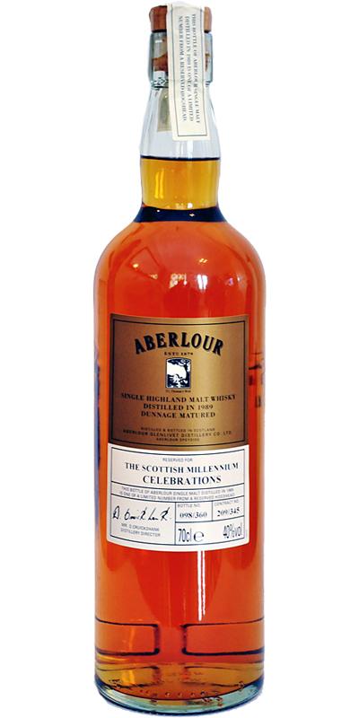 Aberlour 1989 Dunnage Matured Reserved for the Scottish Millennium Celebrations