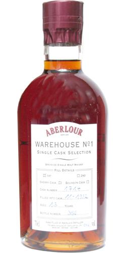 Aberlour 1992 Warehouse No. 1 Single Cask Selection