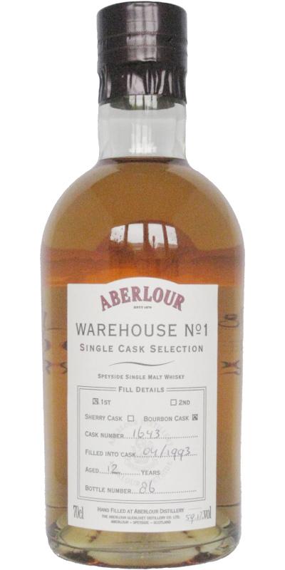 Aberlour 1993 Warehouse No. 1 Single Cask Selection