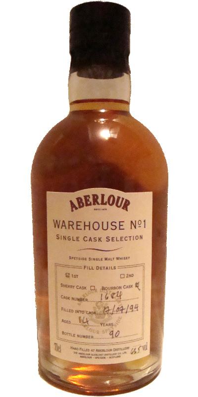 Aberlour 1994 Warehouse No. 1 Single Cask Selection